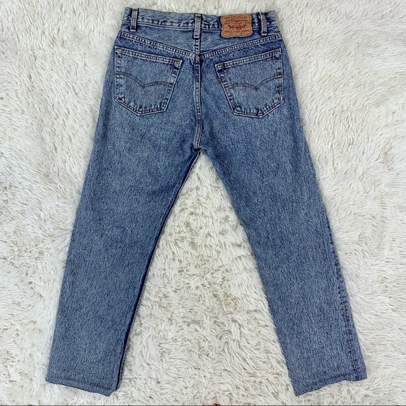 Vintage Men's Levi’s 501 Acid Washed Jeans 30x28 - Picture 2 of 10